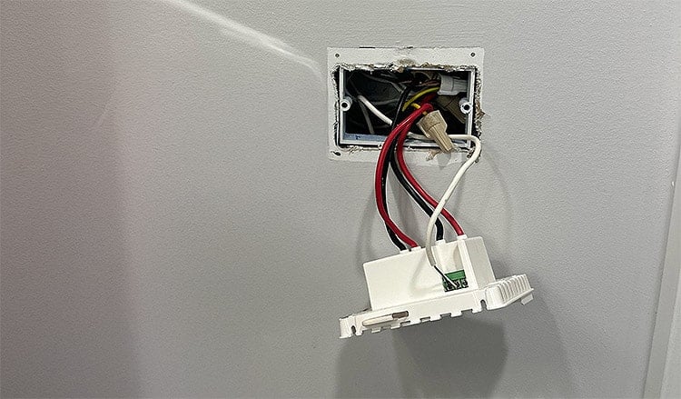Thermostat Pulled off Wall