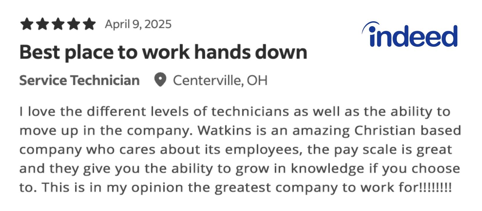 Watkins Employee Review Indeed